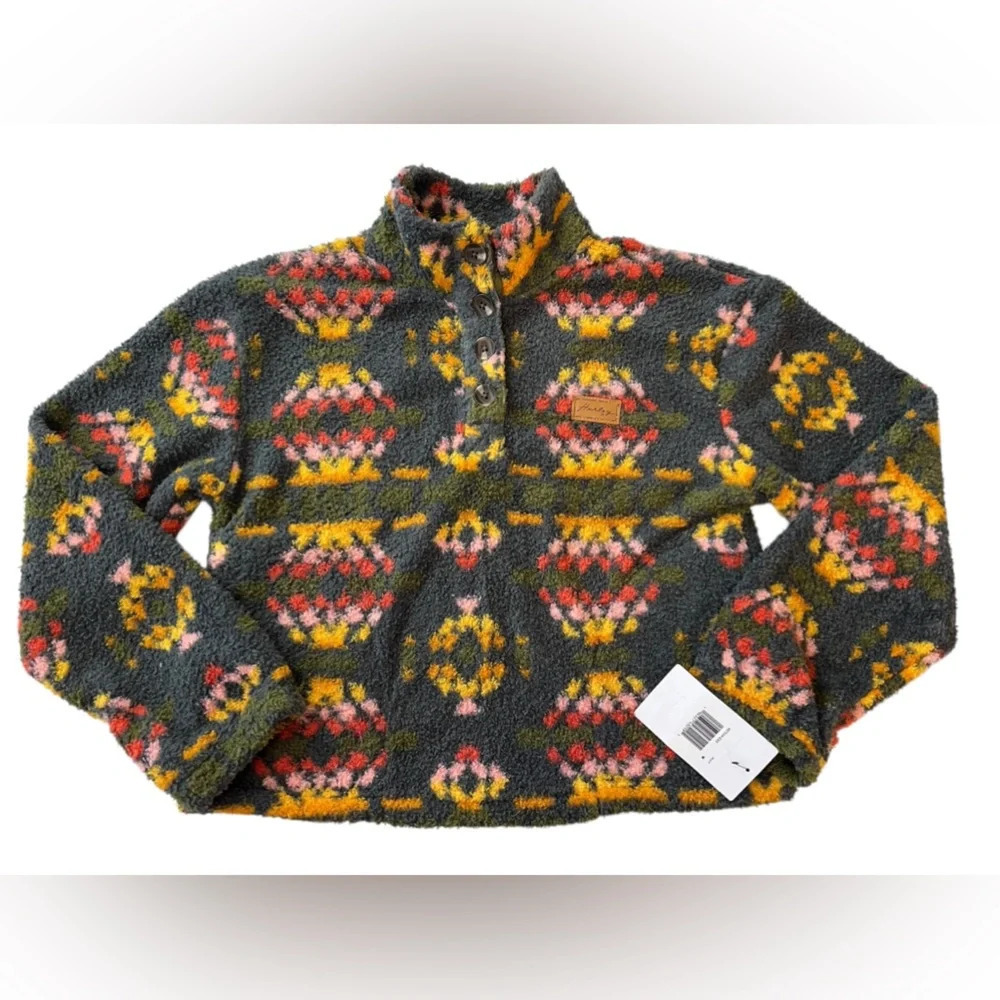 NWT Hurley Big Kid Sherpa Fleece Pullover in M